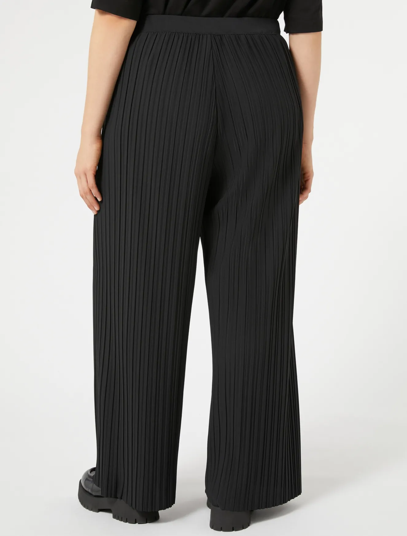 Hose aus Plissee-Jersey
