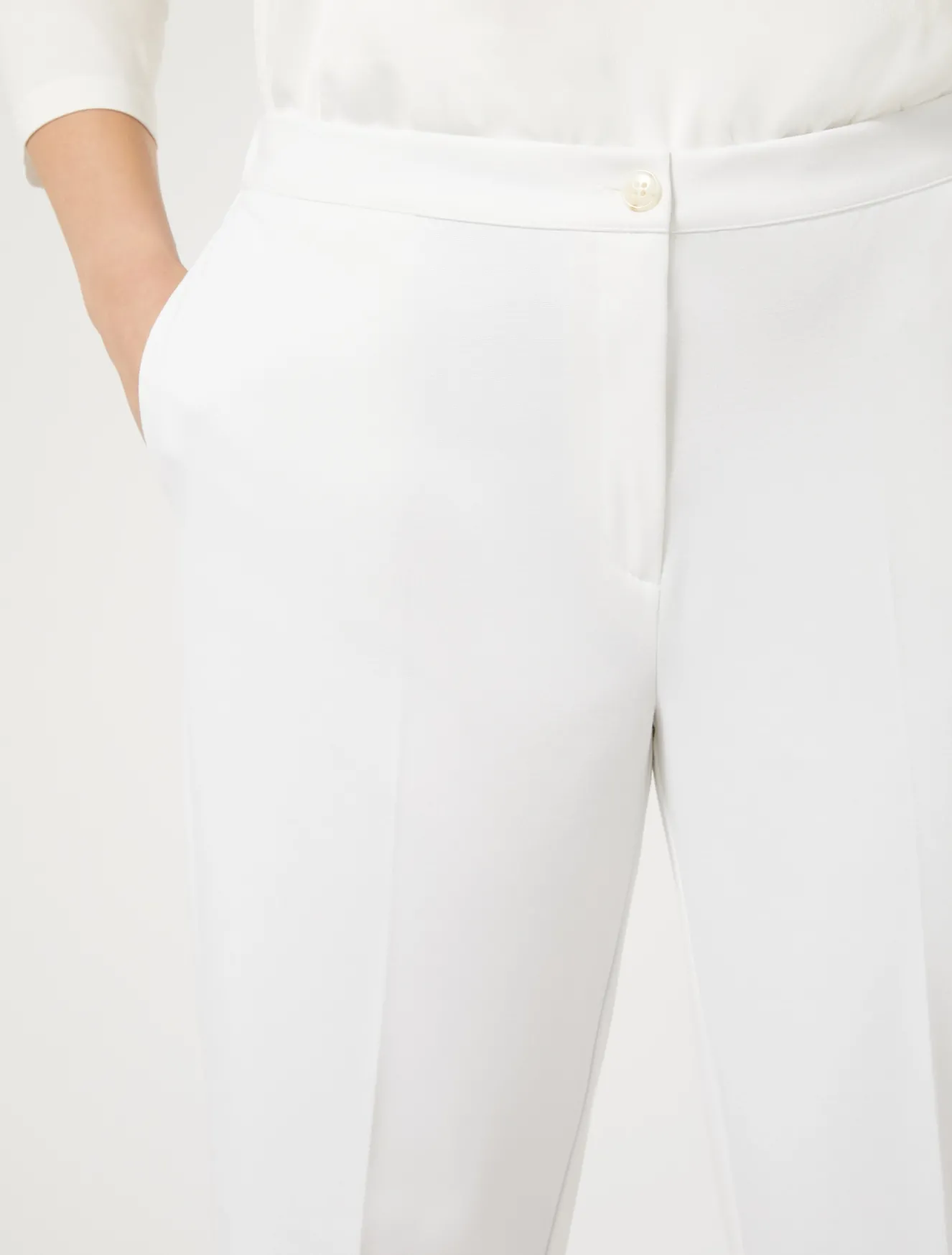 Hose aus Punto Milano Jersey