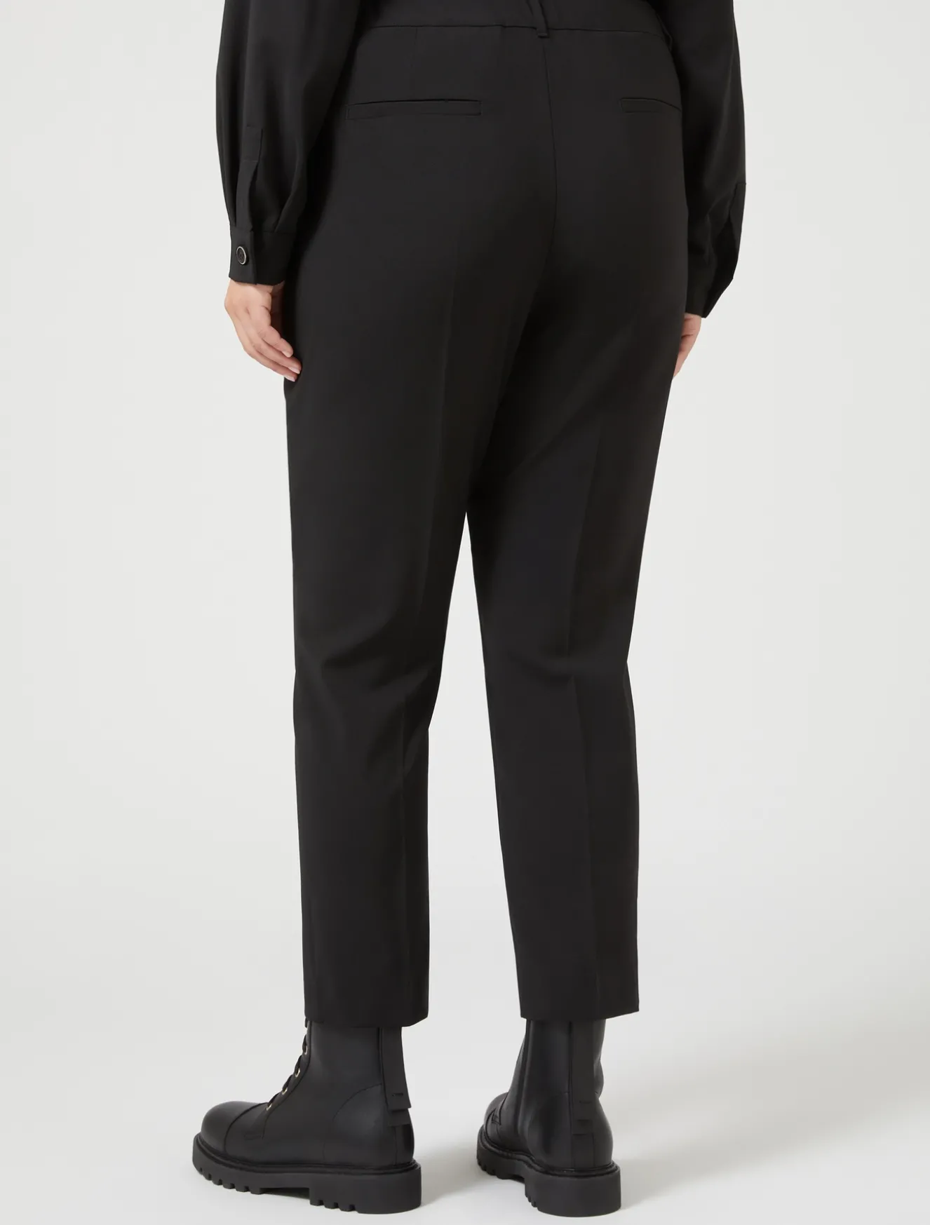 Hose aus reinem Woll-Canvas