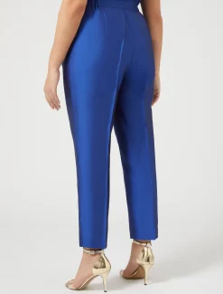 Hose aus reiner Shantung-Seide