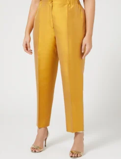 Hose aus reiner Shantung-Seide