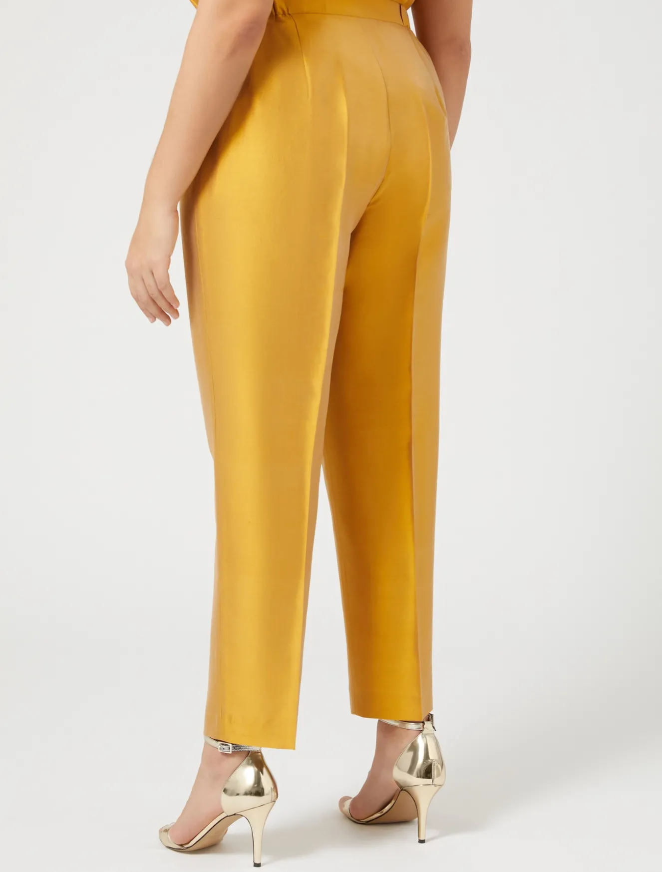 Hose aus reiner Shantung-Seide