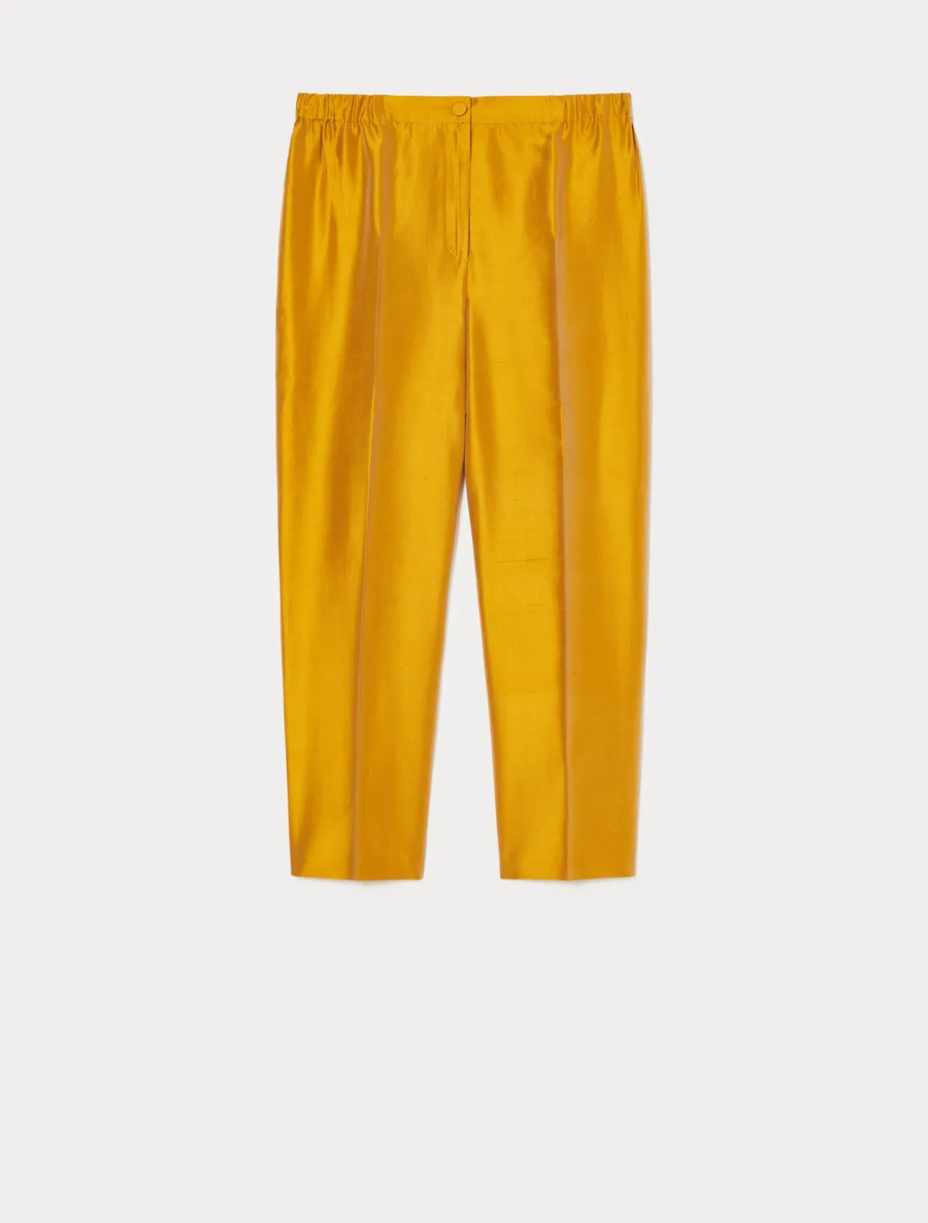 Hose aus reiner Shantung-Seide