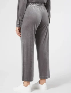 Hose aus Samt-Jersey