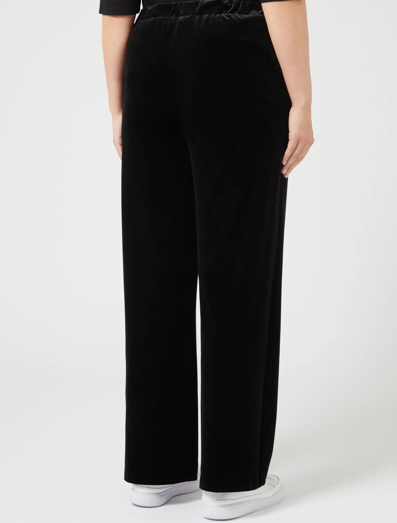 Hose aus Samt-Jersey