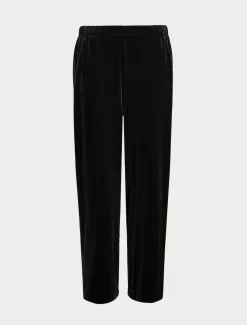 Hose aus Samt-Jersey