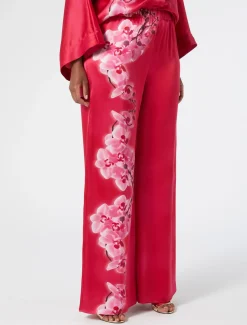 Hose aus Seidensatin