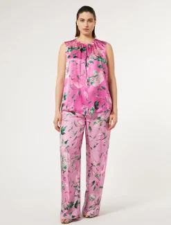 Hose aus Seidentwill