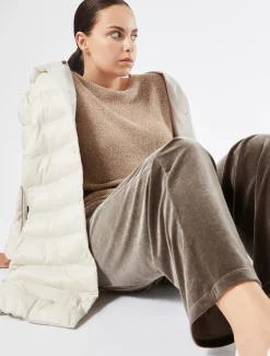 Hose aus Stretch-Chenille