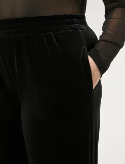 Hose aus Stretch-Chenille