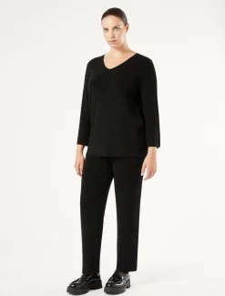 Hose aus Wolle und Lurex