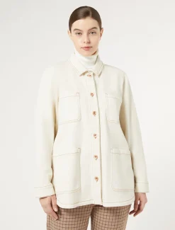 Jacke aus Baumwollbull