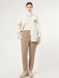 Jacke aus Baumwollbull