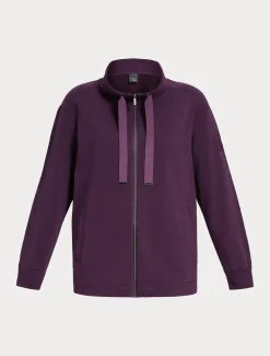 Jacke aus Baumwoll-Sweatjersey