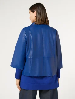 Jacke aus glänzendem Nappaleder