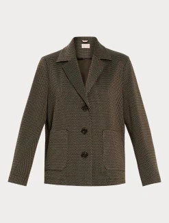 Jacke aus Jacquard-Jersey