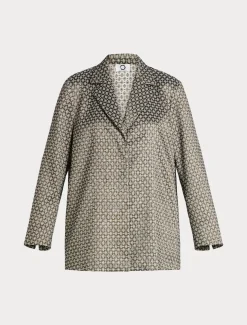 Jacke aus Lurex Jacquard