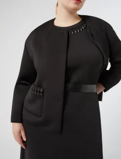 Jacke aus Neopren mit Stickerei