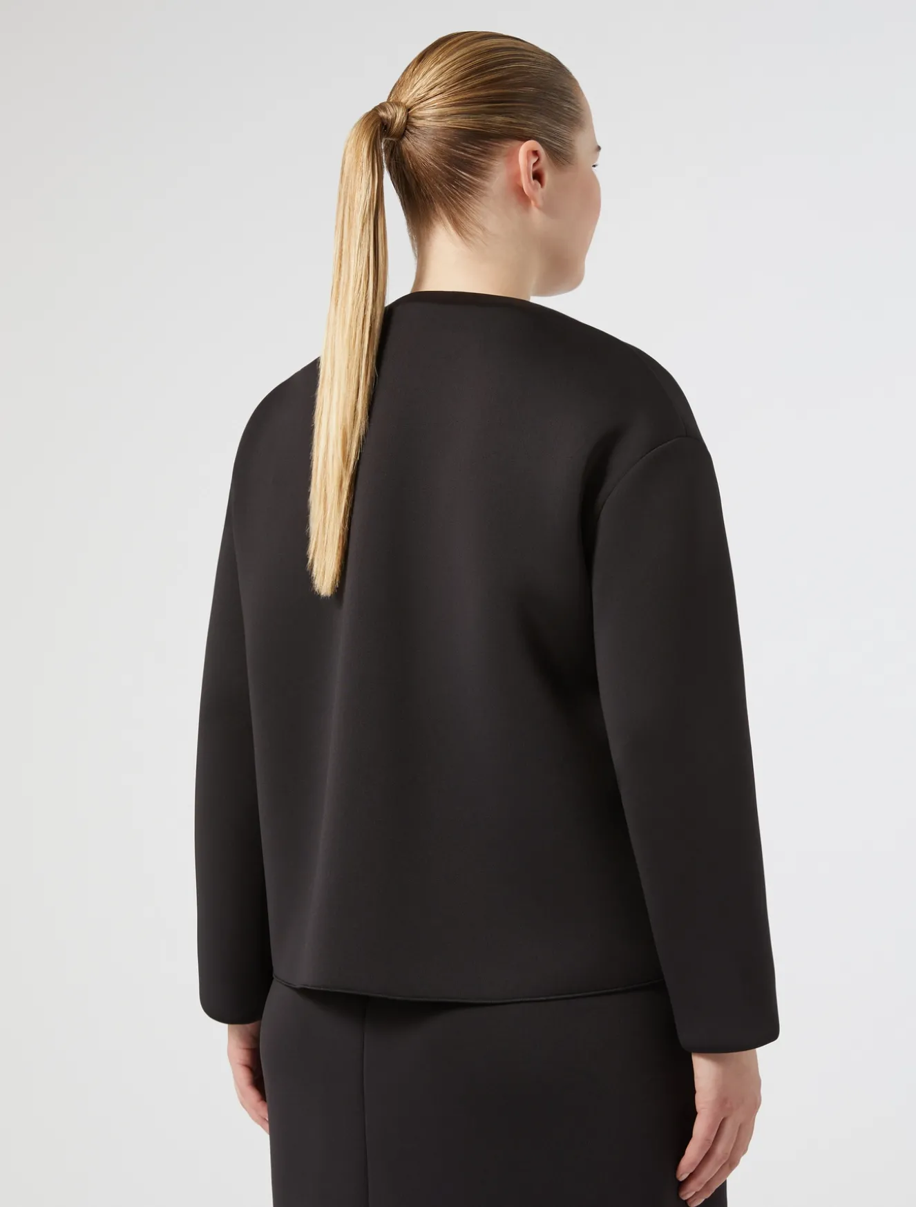 Jacke aus Neopren mit Stickerei