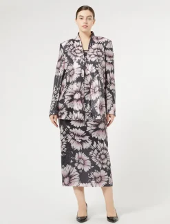 Jacke aus Satin und Pailletten