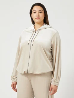 Jacke aus Stretch-Chenille