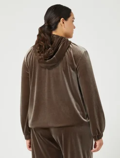 Jacke aus Stretch-Chenille