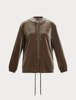 Jacke aus Stretch-Chenille