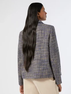 Jacke aus Strickstoff