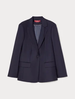 Jacke aus Viskosemisch-Twill