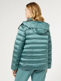 Jacke aus wasserabweisendem Nylon-Canvas