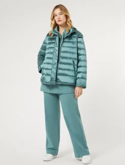 Jacke aus wasserabweisendem Nylon-Canvas