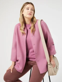 Jacke aus Woll-Kaschmir-Doppelgewebe