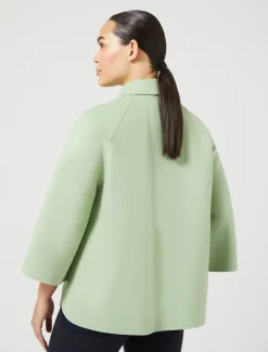 Jacke aus Woll-Kaschmir-Doppelgewebe