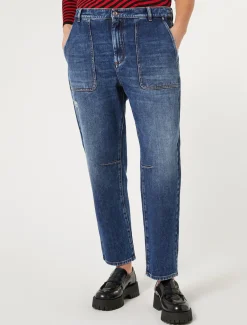 Jeans aus Baumwollmischdenim