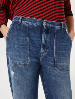 Jeans aus Baumwollmischdenim