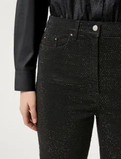 Jeans aus Denim mit Strass
