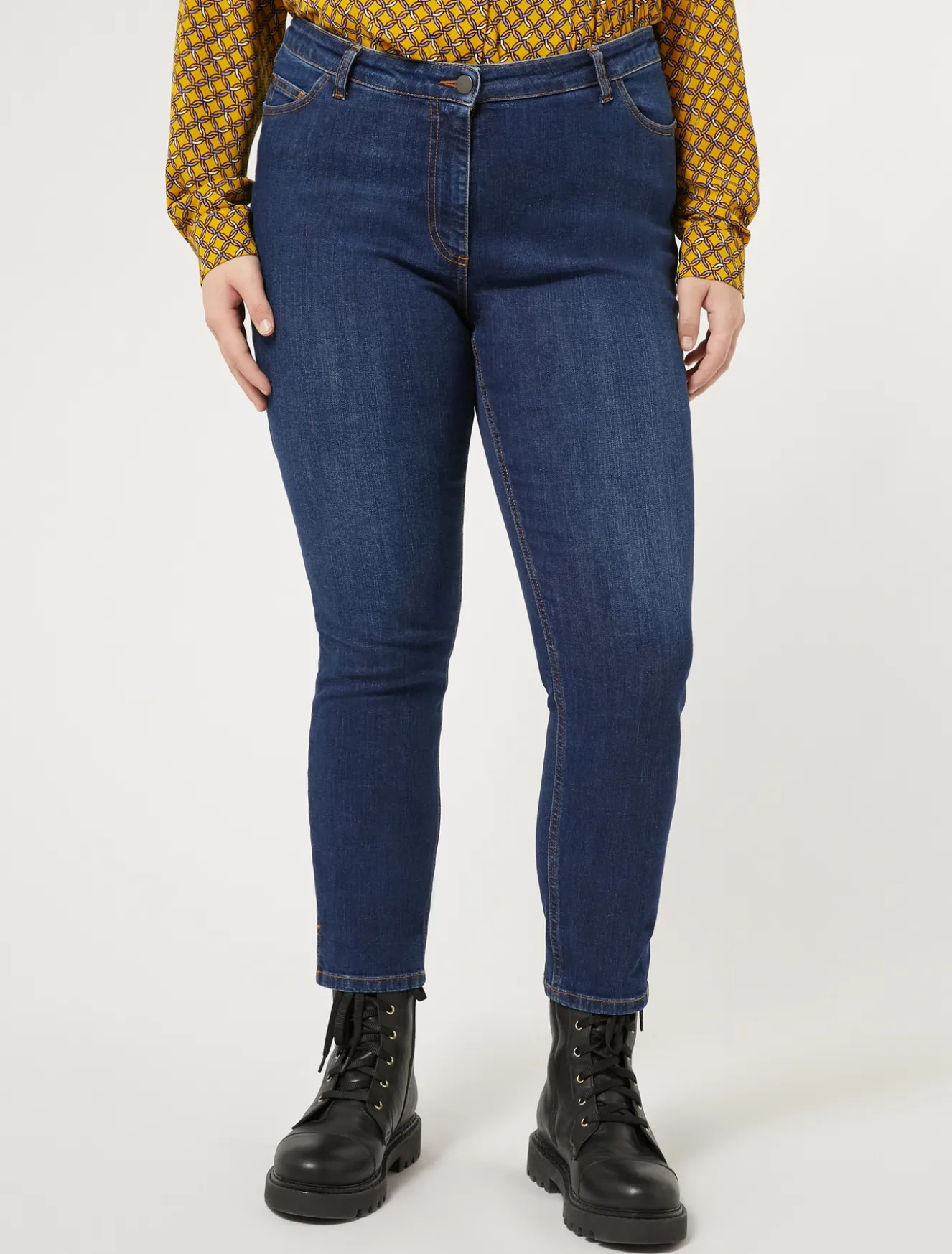 Jeans aus Denim-Twill