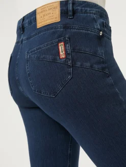 Jeans Wonder Fit aus kompaktem Denim