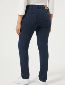 Jeans Wonder Fit aus kompaktem Denim