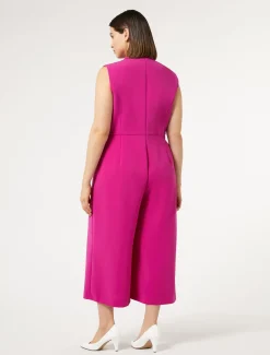 Jumpsuit aus Triacetat-Cady