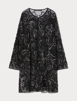 Kasack aus Plumetis-Tüll