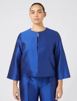 Kasack aus Shantung-Seide