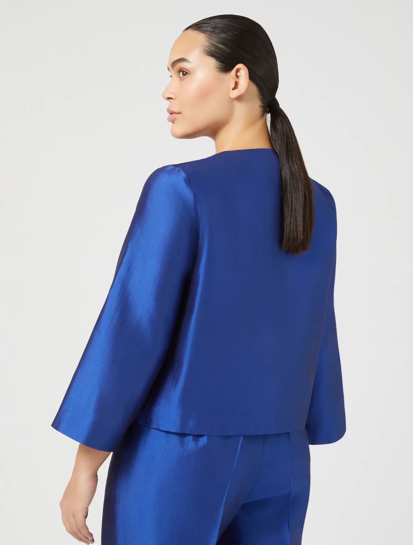 Kasack aus Shantung-Seide