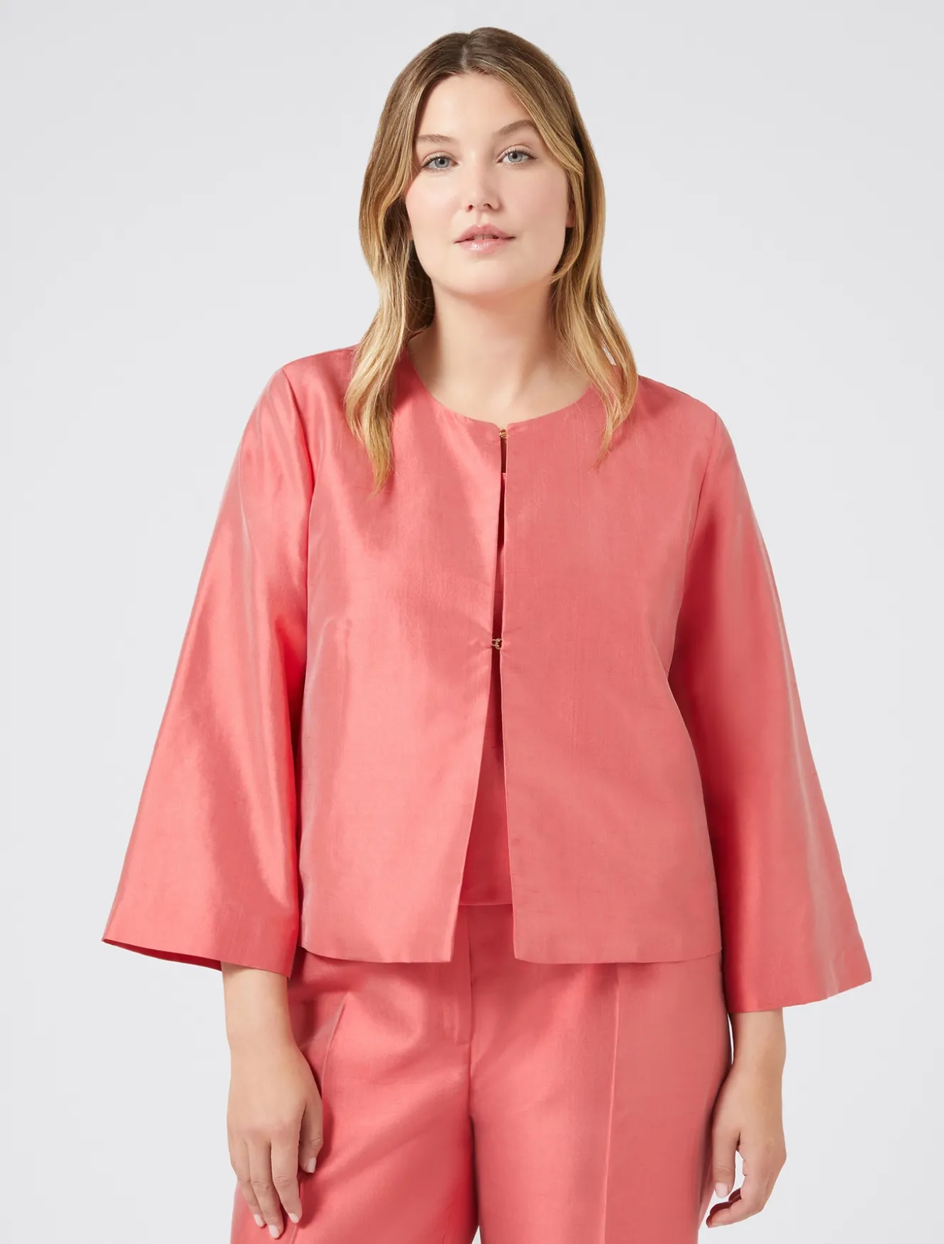 Kasack aus Shantung-Seide