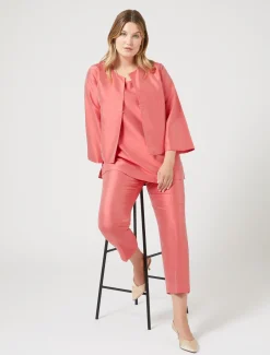 Kasack aus Shantung-Seide