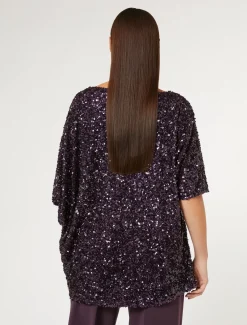 Kasack mit Pailletten