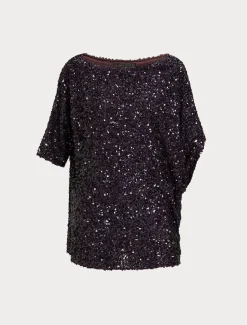 Kasack mit Pailletten