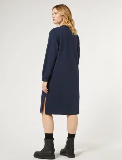 Kleid aus Baumwoll-Sweatjersey mit Stretch