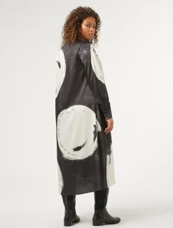 Kleid aus bedrucktem Twill