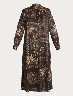 Kleid aus bedrucktem Twill